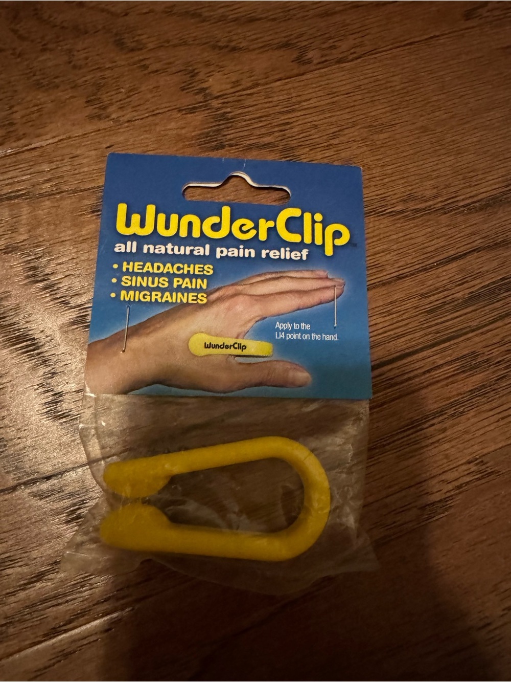 WunderClip All Natural Pain Relief - Yellow